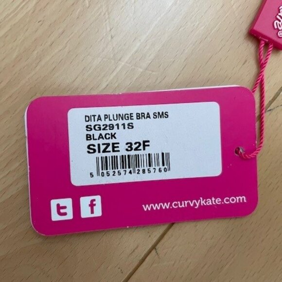 Curvy Kate Dita Plunge Bra - Size 32F - New With Tags - Picture 5 of 6